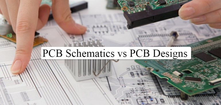 PCB Schematics vs PCB Designs