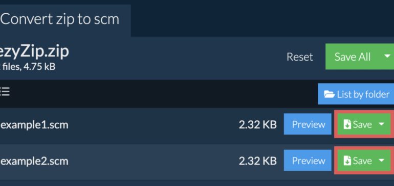 How to Open and Convert an.SCM file?