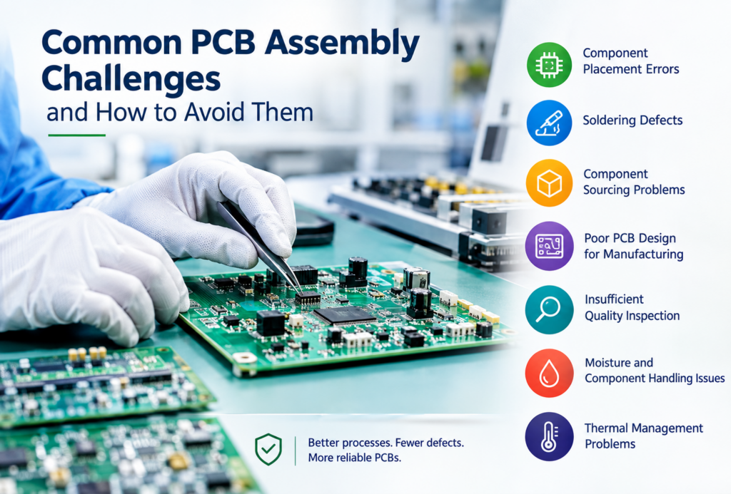 Common PCB Assembly Challenges and How to Avoid Them